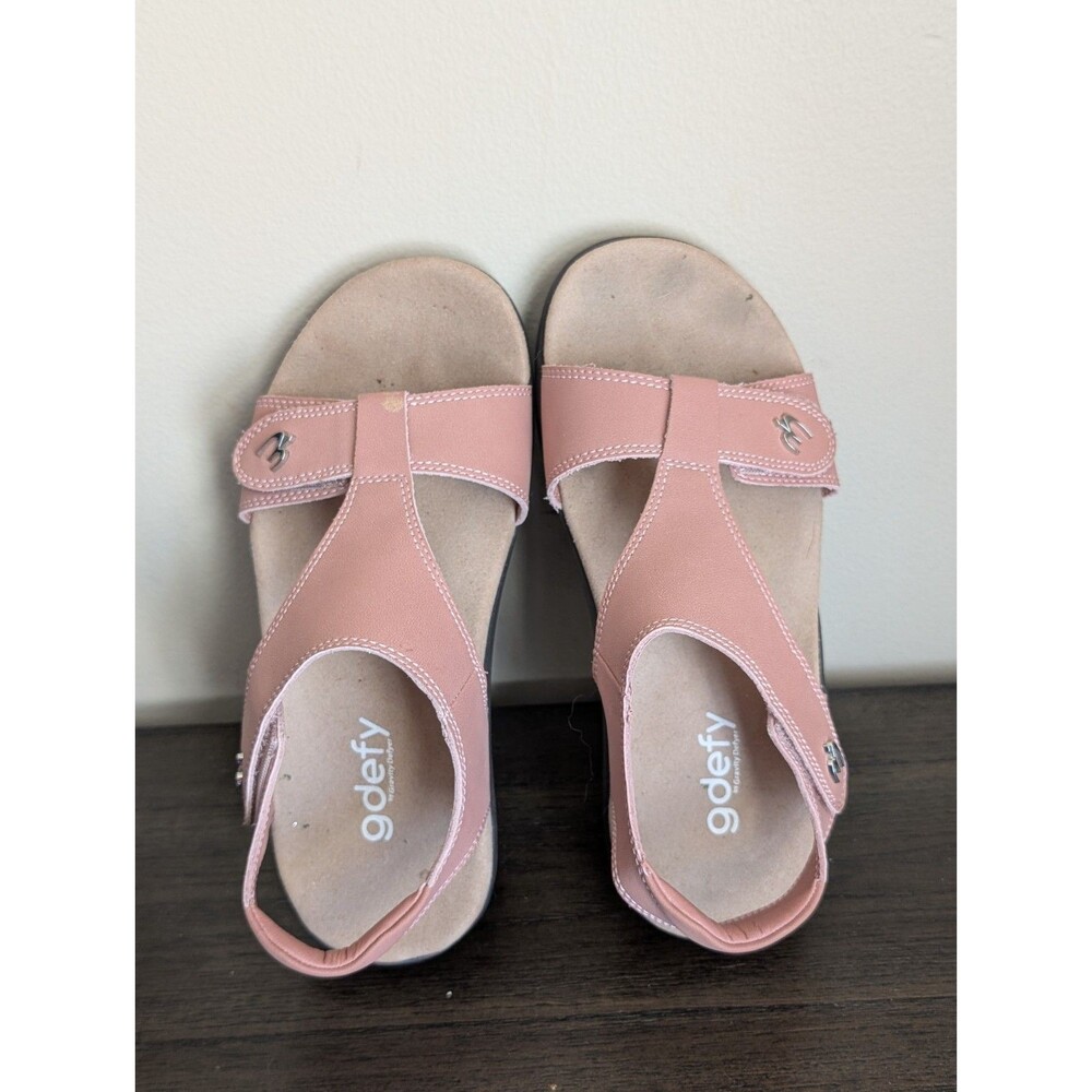 Gdefy Dyvor Black Women's Orthopedic Comfort Sandals TB7225FP Size 6